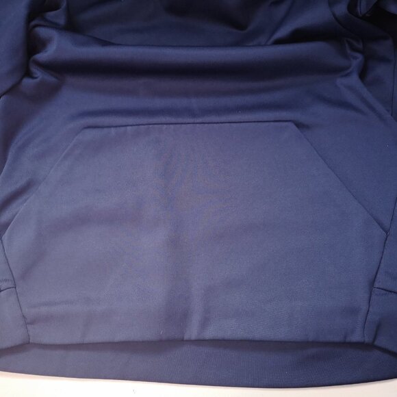 Nike Dri - Fit Ladies Navy Fleece Lined Scuba Hoodie - Picture 6 of 13